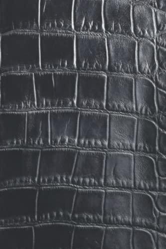Black Crocodile Skin Journal Notebook: Crocodile Skin Diary Notebook Journal ( College Ruled )