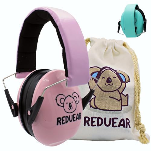 REDUEAR Casque Anti Bruit Enfant Bébé | Protection Auditive Concert, Avion, Festival | Casque Insonorisant Autisme, Sport, Voyage | Casque Insonorisé Bébé | Sécurité et Confort BLEU