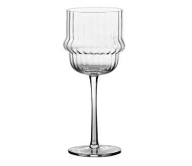 Set 6 Calici da Vino Vetro Trasparente Crystal Glass Trasparente Volant 51064 Brandani
