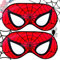lankai 2 Pièces Masque De Nuit Dessin Animé, Masque Sommeil Conception De Dessin Animé, Masque De Sommeil Mignon Cartoon, Masque Dormir, Pour Le Sommeil Des Enfants, La Soirée Pyjama (Rouge)