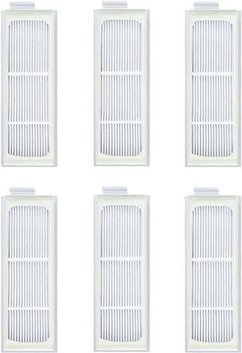 Hepa Filter für Deebot T20 Omni / T20e Omni Roboter Staubsauger Ersatzteil, Filter waschbar und wiederverwendbar (6 Stück)