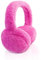 SEYUFN Faltbare Ohrenwärmer Damen Winter Plüsch Ohrenschützer Kinder Weiche Warm Halten Ohrenwärmer Mädchen Jungen Niedliche Ohrwärmer (A-rosa rot)