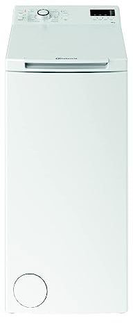 Bauknecht WAT Smart Eco 12C Toplader-Waschmaschine/6 kg/1200 UpM/Kurz30'/FreshFinish/Intensivspülen/Mehrfachwasserschutz+/Energy Saver/Wolleprogramm/Startzeitvorwahl/Universal
