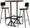 ShCuShan Bar-Set 3-TLG. Altholz Massiv Tresen Bar Theke KüChenbar Kitchen Table