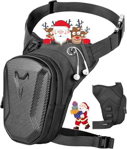 Cveenk Beintasche Motorrad, wasserdichte Oberschenkeltasche Beintasche Hüfttasche für Herren und Damen, Taktische Beinbeutel für Camping Wandern Klettern Laufen Radfahren Motorrad Sport Arbeit