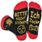 Brightdeal Lustige Socken Unisex 38-45, Ich Zocke Bitte Nicht Stören Gaming Socken, Winterstrumpf aus Baumwolle mit lustigen Mustern, Geburtstags Geschenk für Kollegen Freunde Spielliebhaber