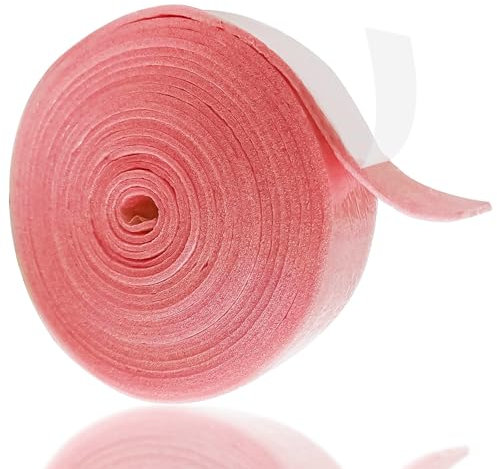 Randdämmstreifen - 50mm x 5mm x 10m - Randdämmstreifen Selbstklebend, Randdämmstreifen für Ausgleichsmasse, Selbstklebend Randdämmung Behnfugenband für Fußbodenheizung Estrich Abdichtung
