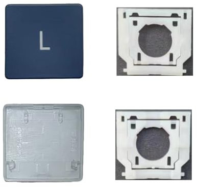 Replacement Letter L Keycap Keys and Hinges Compatible for Surface Laptop 3/4/5/6/7 13.5/15inch 1867 1868 1872 1873 1950 1951 1952 1953 2033 2036 Keyboard L Key Cap (Dark Blue)