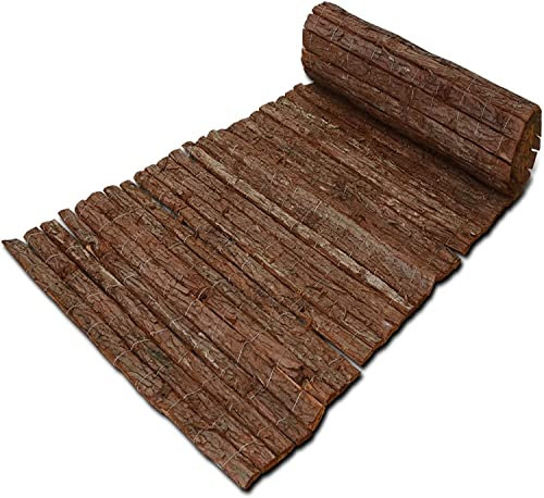 Floordirekt - Baumrindenmatte 200 x 300 cm - Sichtschutz aus Baumrinde für Balkon und Garten - Sichtschutzmatte - Rindenzaun - Gartenzaun