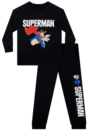 DC Comics Superman Pyjamas, Super Hero Boys Pyjamas, Super Man Boys’ Pyjama Sets, Ages 5 To 13 Years