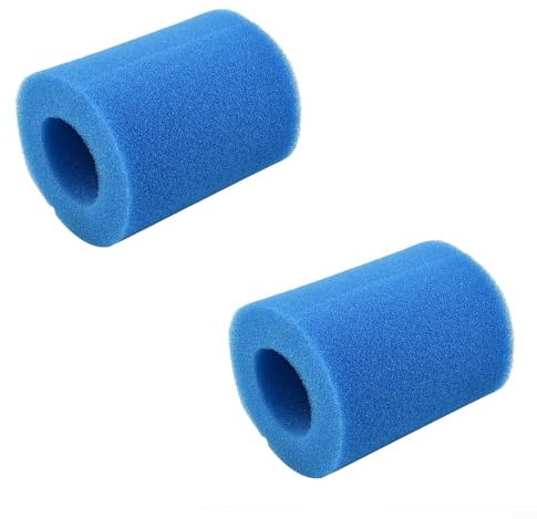 Lot de 2 filtres de nettoyage de piscine, cartouche en mousse réutilisable de type II, filtre de rechange lavable pour piscine modèle BW58094