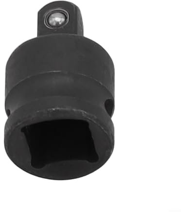 ZWEquipint Adaptador de enchufe de acero cromado, convertidor de carraca, juego de juntas de llave reductora, retenedor de bola resistente de 1/2 a 3/8 3/8 a 1/2 seguro (3-8 a 1-4)