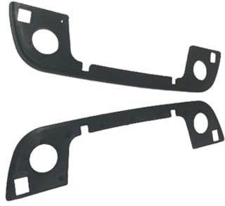 UTYSRFgkjlol Autotürgriff Auto Außen Set X4 Tür Griff Gummi Dichtung Dichtungen Für BMW E36 E34 E32 3 5 7 Serie Türgriff Aufkleber(Rear Pair)
