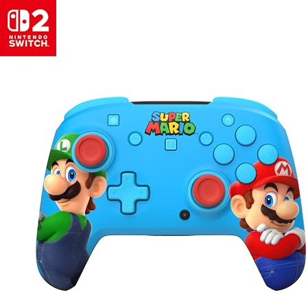 Turtle Beach Rematch Mario e Luigi Controller da gaming wireless per Nintendo Switch. Funziona anche con Nintendo Switch 2