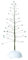 Department 56 Accessories für Villages Twinkle Brite Tree Dekofigur - LED-Lichterbaum, 27,9 cm, Weiß, Glam, Harz, Magischer Weihnachtsbaum