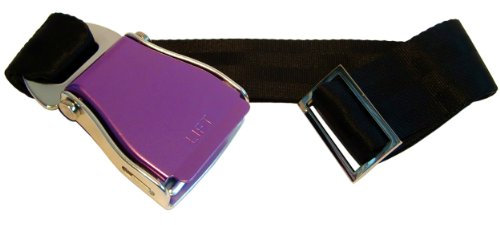 Skybelt Flugzeuggürtel Lila/Schwarz Airline Seatbelt Gürtel