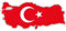 Auto Aufkleber, Car Sticker TÜRKIYE Türkei, Turkey. Konturgeschnitten. (ca. 11x7 cm)