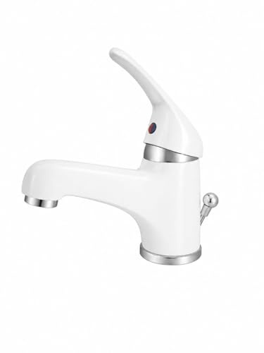 Waschtischarmatur Waschbecken Bad Armatur Wasserhahn weiss