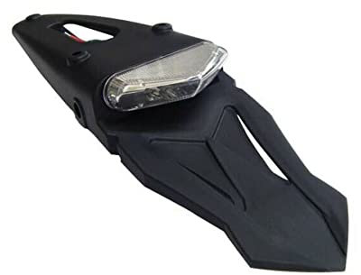 Alchemy Parts Motorrad LED Ampel Rücklicht mit Blinker Homologated für Hinteres Schutzblech
