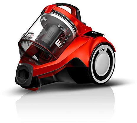 Dirt Devil DD2225-1 rebel25HFC Singlecyclone Staubsauger EEK A (700 W Hocheffizienzmotor, 2,7 L, HEPA Media Ausblasfilter, 3-in-1 Kombidüse am Schlauch, ohne Beutel) metalrot