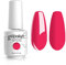 Vishine 1476 Nagellack, Soak Off Gel, semi-permanent, UV/LED, Maniküre, Base und Top Coat, Dunkelrosa