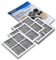 HQRP Pack of 4 Fresh Air Filters for LG LFX25991ST, LFX28968ST, LFX29927ST, LFX29927SW, LFX29927SB, LFX29945ST, LFX31925ST, LFX31925SW, LFX31925SB Refrigerators