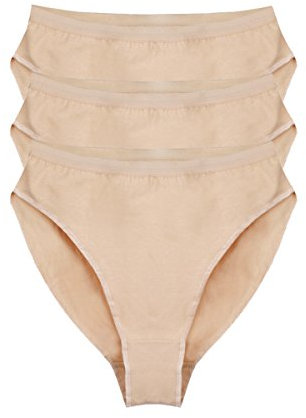 Bezioner Ballett Dance Slip Panty Tanzen Unterwäsche 3er Pack Beige Für Kinder und Erwachsene Beige Kinder 140cm