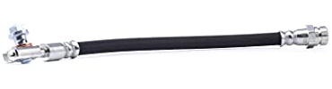 RIDEX Bremsschlauch 83B0335 HINTEN links HINTEN rechts BREMSSCHLÄUCHE Länge: 285mm mit Hohlschraube mit Befestigungsmaterial Kompatibel mit VW Golf 6 5K1 Golf 5 Schrägheck 1K1 TOURAN 1T1, 1T2, AUDI
