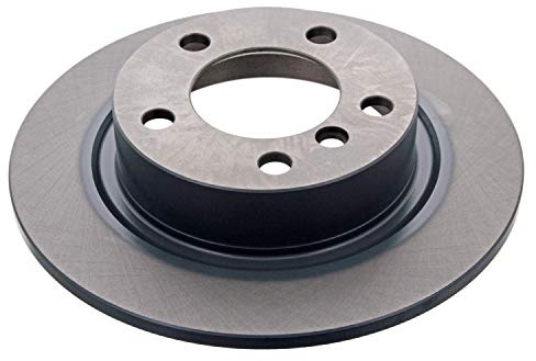 febi bilstein 43822 Brake Disc Set (2 Brake Disc) rear, full, No. of Holes 5
