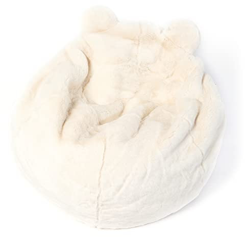 Linnea Sitzsack Teddybär weiß Basic mit Füllung