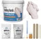 Glinco 3D-Kit für Erwachsene/Kinder, Händchenhaltende Hände/Baby-Hände, Andenken-Set mit Alginat, Gießpulver, Mischeimer und Farben, Paar-Handgießen