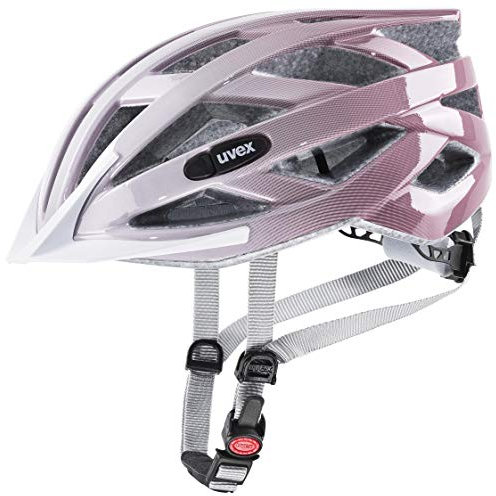 uvex air Wing - Leichter Allround-Helm für Damen und Herren - individuelle Größenanpassung - erweiterbar mit LED-Licht - White - rosé - 56-60 cm