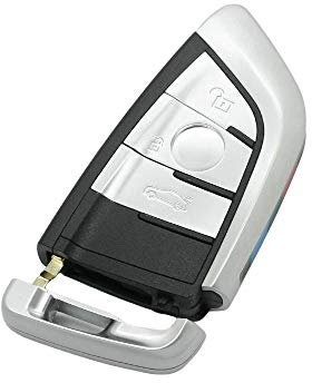 BROVACS - Carcasa de repuesto para llave de emergencia, compatible con BMW X1 X5 X6, 3 botones, entrada sin llave inteligente sin llave, mando a distancia PG9003A