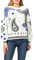 GANT Damen D2. Bandana Intarsia C-Neck Pullover, Cream, M