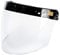 balikha Open Face Wind Shield 3 Snaps Helmet Visor Wind Shield Lens,Motorbike Helmet Lens,Universal Clear