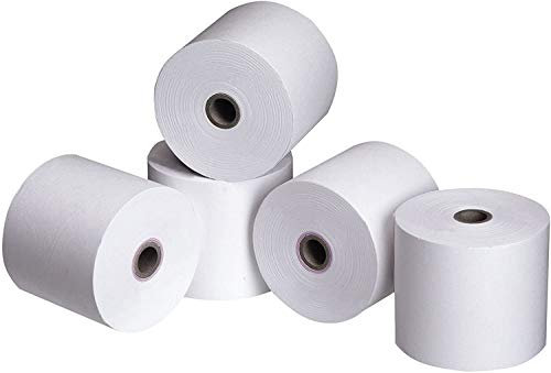 50 Thermo-Kassenrollen 57mm x 40m x 12mm Ø 58mm - Thermorollen 57/40/12-55g/m² Thermopapier - BPA (Bisphenol-A) frei