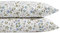 Laura Ashley Home - Standard Kissenbezug-Set, Baumwollsatin Bettwäsche, glatt & knitterfrei (Spring Bloom Pastellblau, 2 Stück)