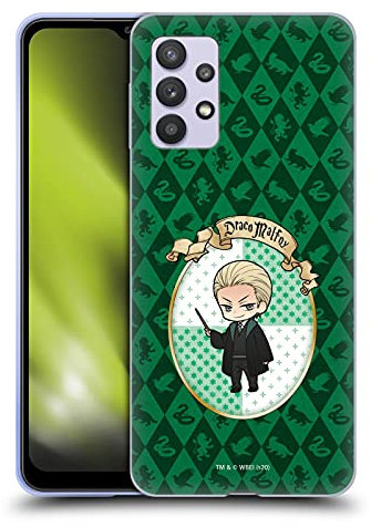 Head Case Designs Offizielle Harry Potter Draco Malfoy Deathly Hallows XXXVI Soft Gel Handyhülle Hülle kompatibel mit Galaxy A32 5G / M32 5G (2021)