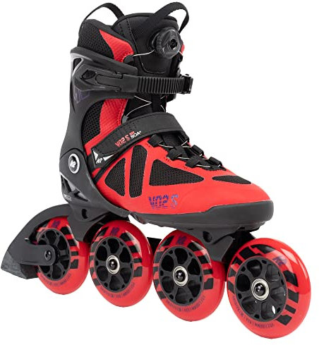 K2 Skates Unisex Inline Skates VO2 S 100 BOA, red, 30G0152.1.1.110