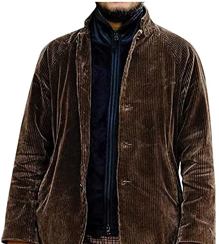 Chemise Homme Vintage en Velours Côtelé - Veste Extrêmement Douce en Coton avec Doublure en Flanelle - Style Camionneur
