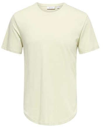 ONLY & SONS Herren Onsmatt Life Longy Tee Noos T Shirt, Pelican, S EU