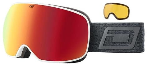 Dirty Dog 54251 Mutant Prophecy Goggles Ski Mask Interchangeable Lenses