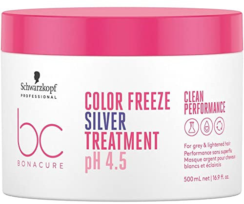 SCHWARZKOPF PROFESSIONAL BC Bonacure Color Freeze Silver Treatment pH 4.5 Clean Performance 500 ml
