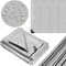 Springos - Bâche de protection à œillets - Robuste et imperméable - 5 x 8 m - Grammage : 270 g/m² - Avec coins renforcés - Idéale pour couvrir le bois de cheminée, les meubles de jardin et le bateau