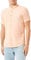 Leif Nelson Chemise d'été en lin pour homme - Manches courtes - Henley pour les loisirs et le travail - Mélange de lin et de coton - Coupe droite, Rose saumon, S