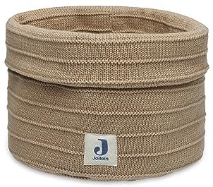 Jollein Pflegekörbchen Aufbewahrungskorb Pure Knit Biscuit
