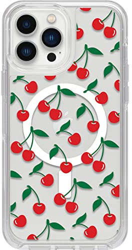 OtterBox Symmetry Series+ Clear Case with MagSafe for iPhone 13 Pro Max & iPhone 12 Pro Max - Cherry ON TOP
