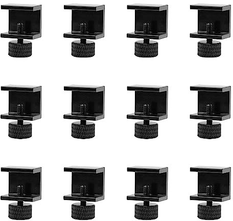 UTMACH 12 pcs Clip Bed Imprimante 3D Pince de Lit pour Imprimante 3D Clips Pour Lit En Verre Réglables pour Lit Chauffant Imprimante 3D Accessoires