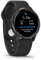 Vancle für Garmin Venu 2 Armband/Garmin Vivoactive 4 Armband, 22mm Silikon Ersatzarmband Uhrenarmband für Damen Herren (Schwarz)