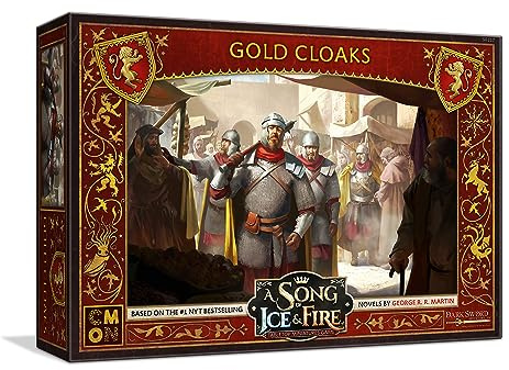 CMON A Song of Ice and Fire - Juego de miniaturas de Mesa con Capas Doradas, añade una Fuerza inigualable a Tus Fuerzas. Juego de Estrategia, a Partir de 14 años, más de 2 Jugadores, 45-60 Minutos de